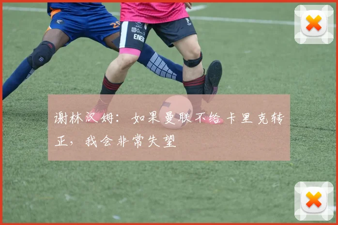谢林汉姆：如果曼联不给卡里克转正，我会非常失望
